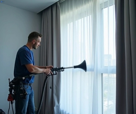 Professional drapes cleaning process tools Matty Curtain Cleaning bayview-nsw